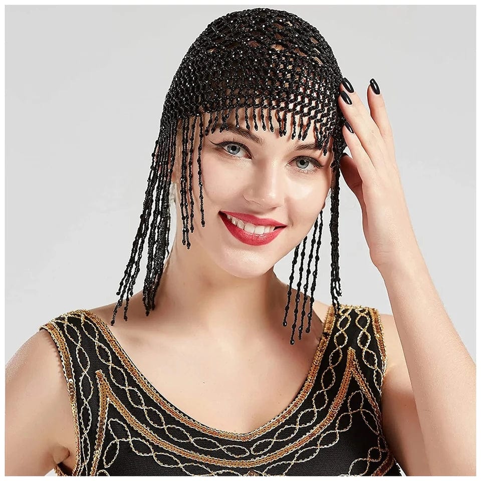 Cuteworld.ca Beaded  Tassel Head Piece