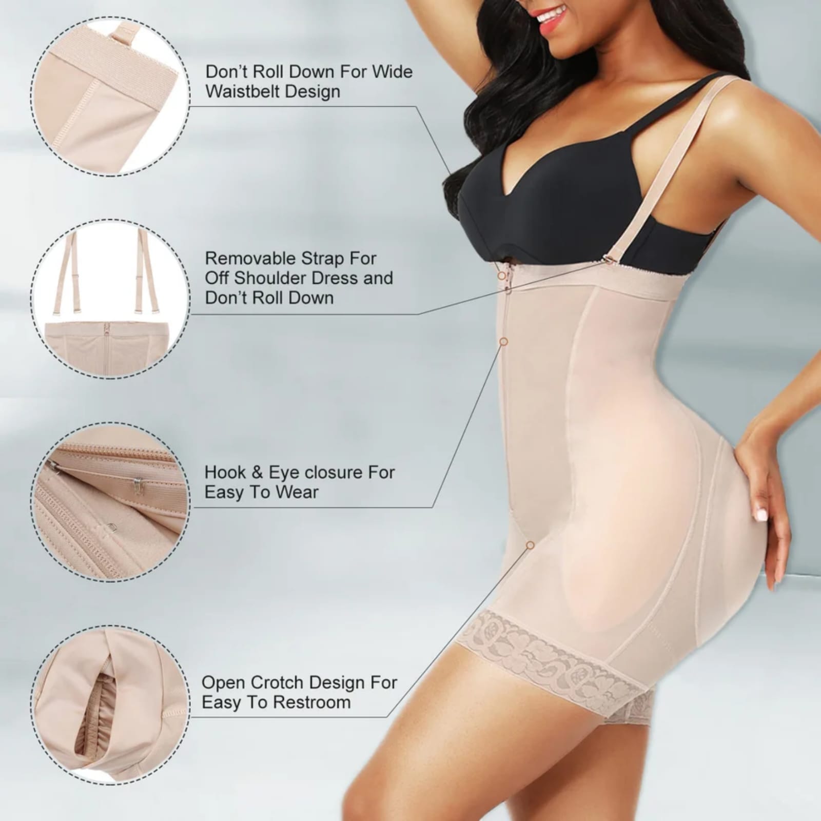 Cuteworld.ca Hip padded waist padded high waist shaper