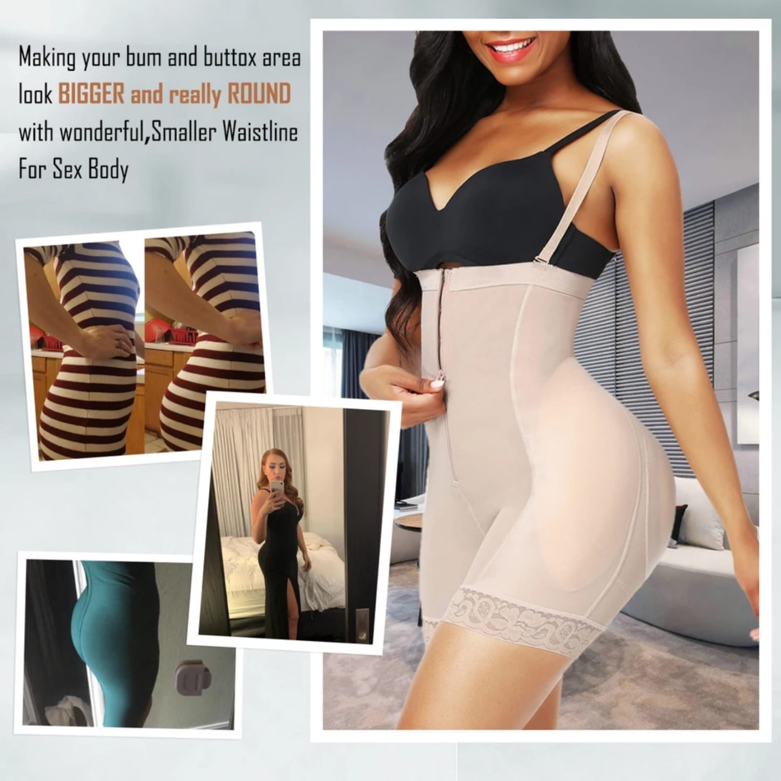 Cuteworld.ca Hip padded waist padded high waist shaper