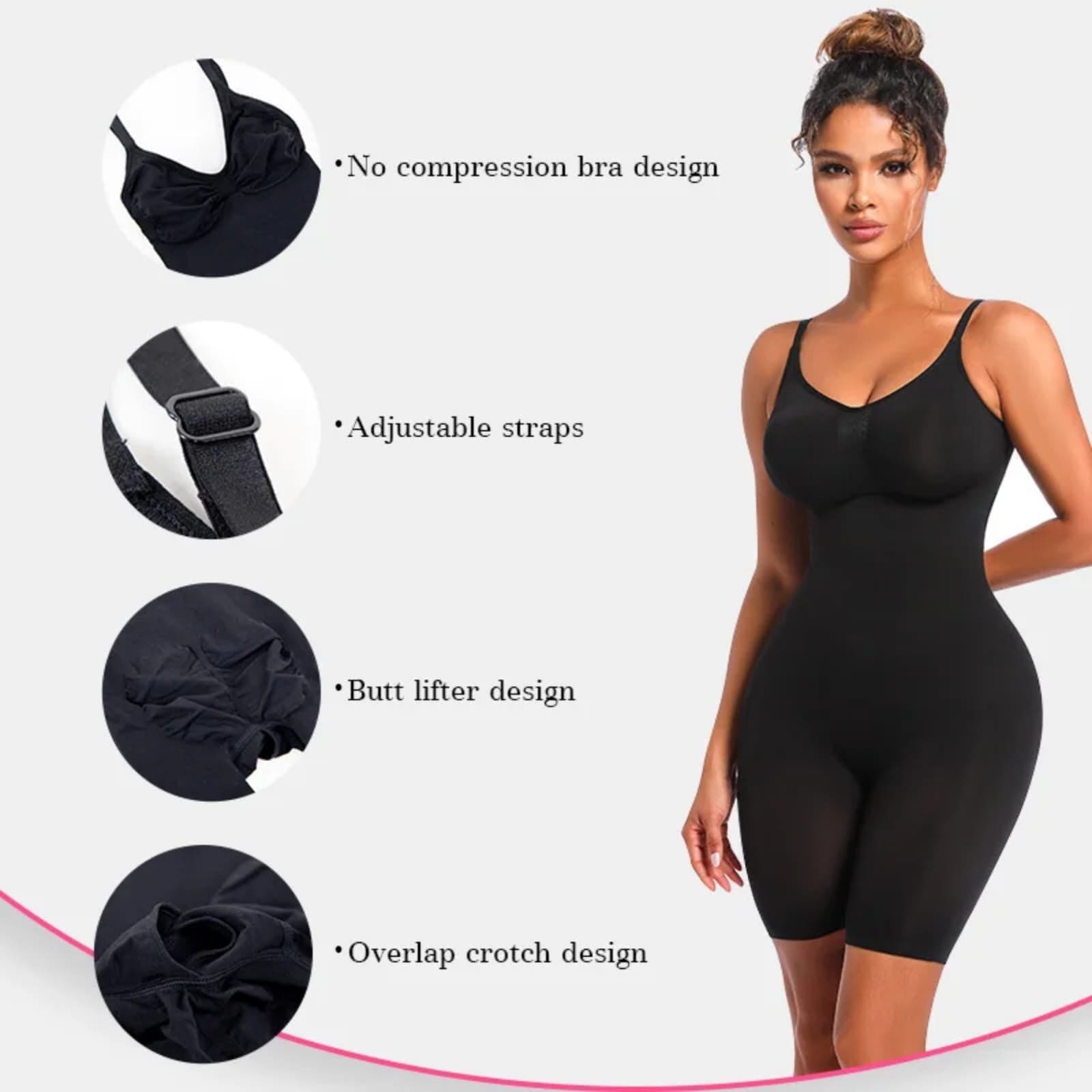 Cuteworld.ca Seamless compression body shaper