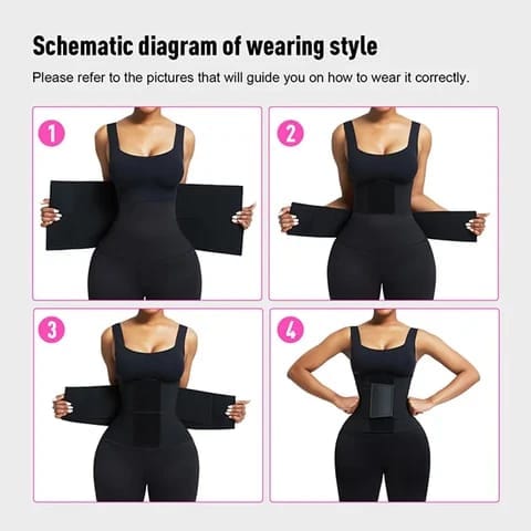 Cuteworld.ca shapewear 3 band waist sculpt belt