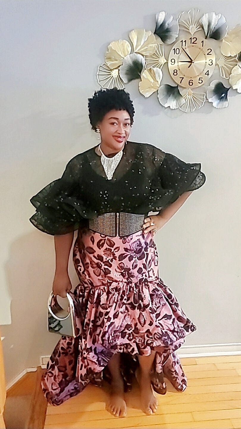 cuteworld Clothing 2XL / Black Flare and Hip skirt