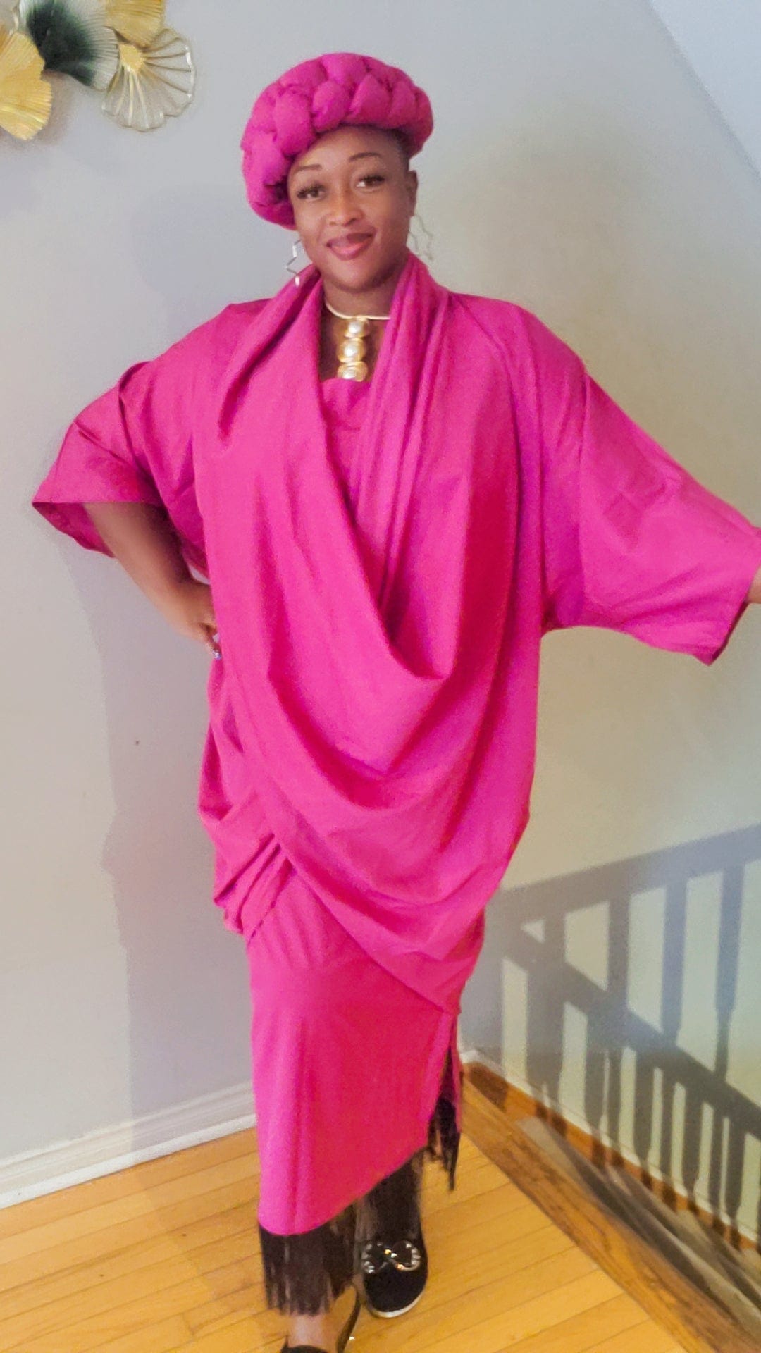 cuteworld Dress Cowl two piece dress