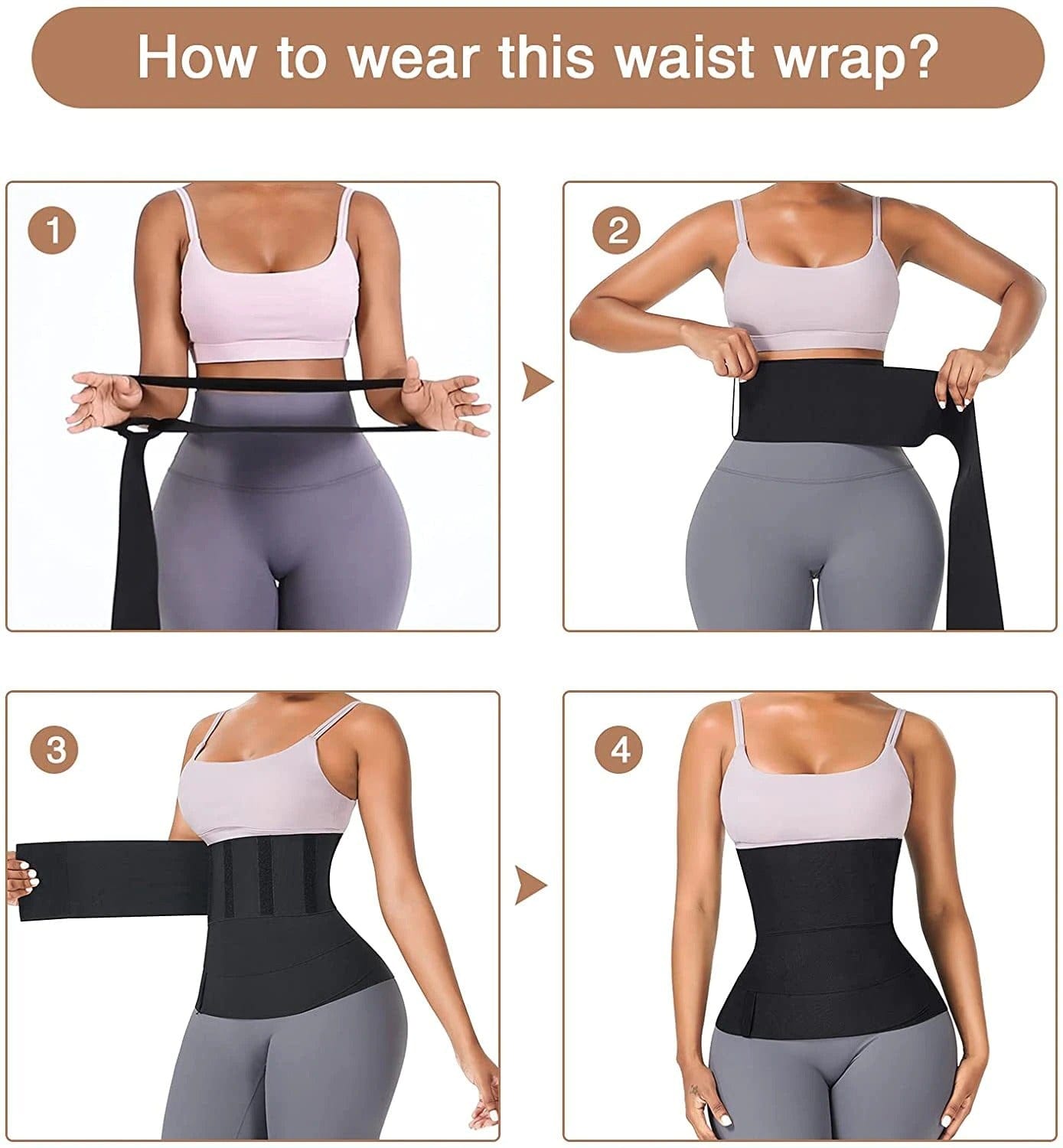 Cuteworld.ca 400 cm / 4 cm BELLY WRAP SHAPEWEAR
