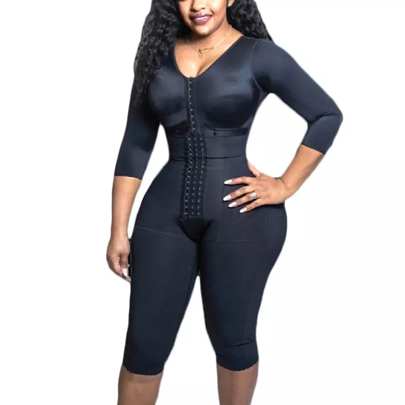 Cuteworld.ca Full body shaper with arm compression knee length