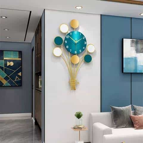 Cuteworld.ca home decor Blue Colorful wallclocks